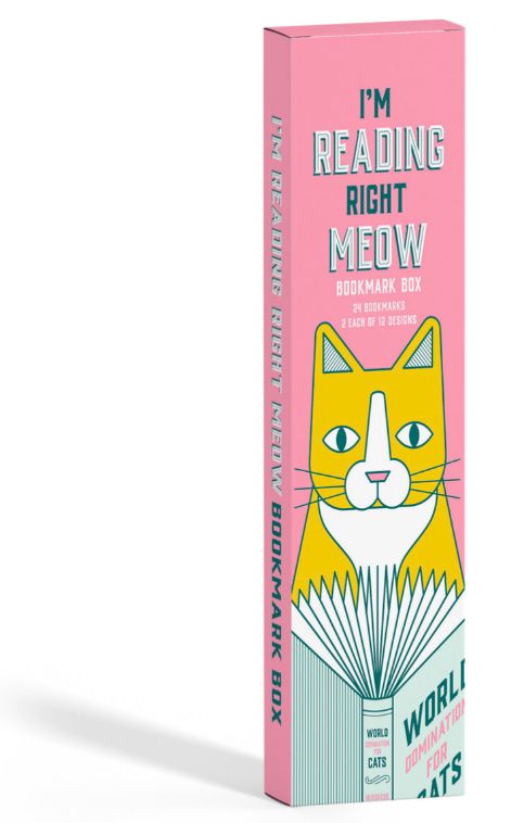 I&#39;m Reading Right Meow Bookmark Box