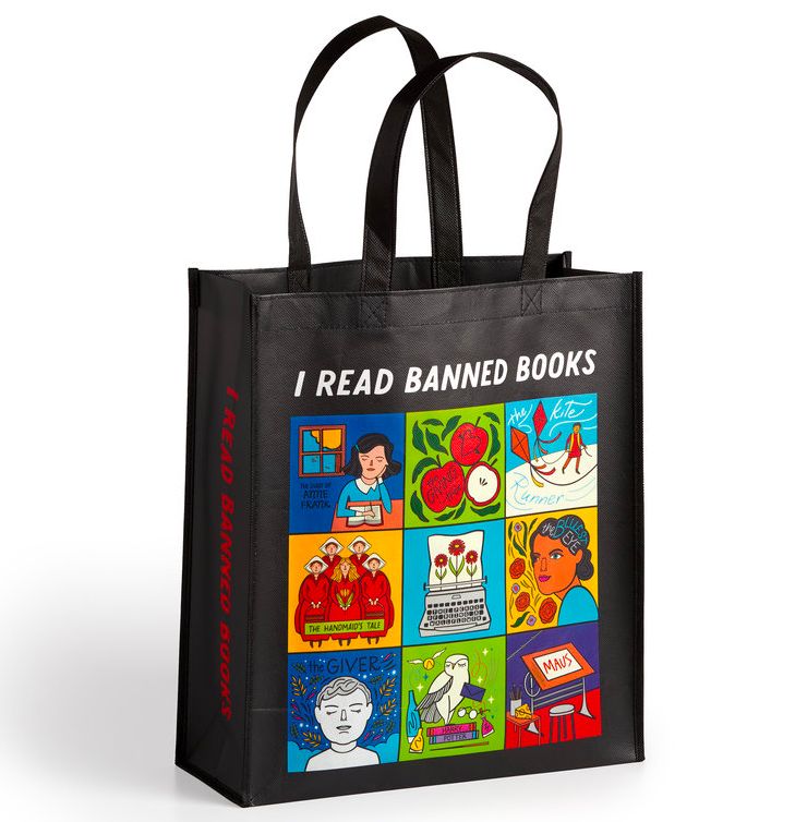 I Read Banned Books Reusable Tote