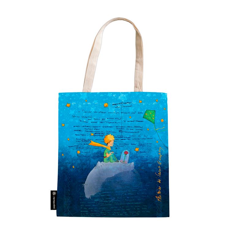 The Little Prince Embellished Manuscripts Collection Canvas Bag