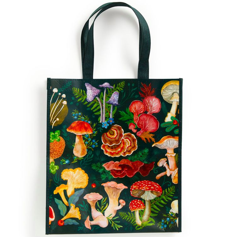 World of Mushrooms Reusable Tote