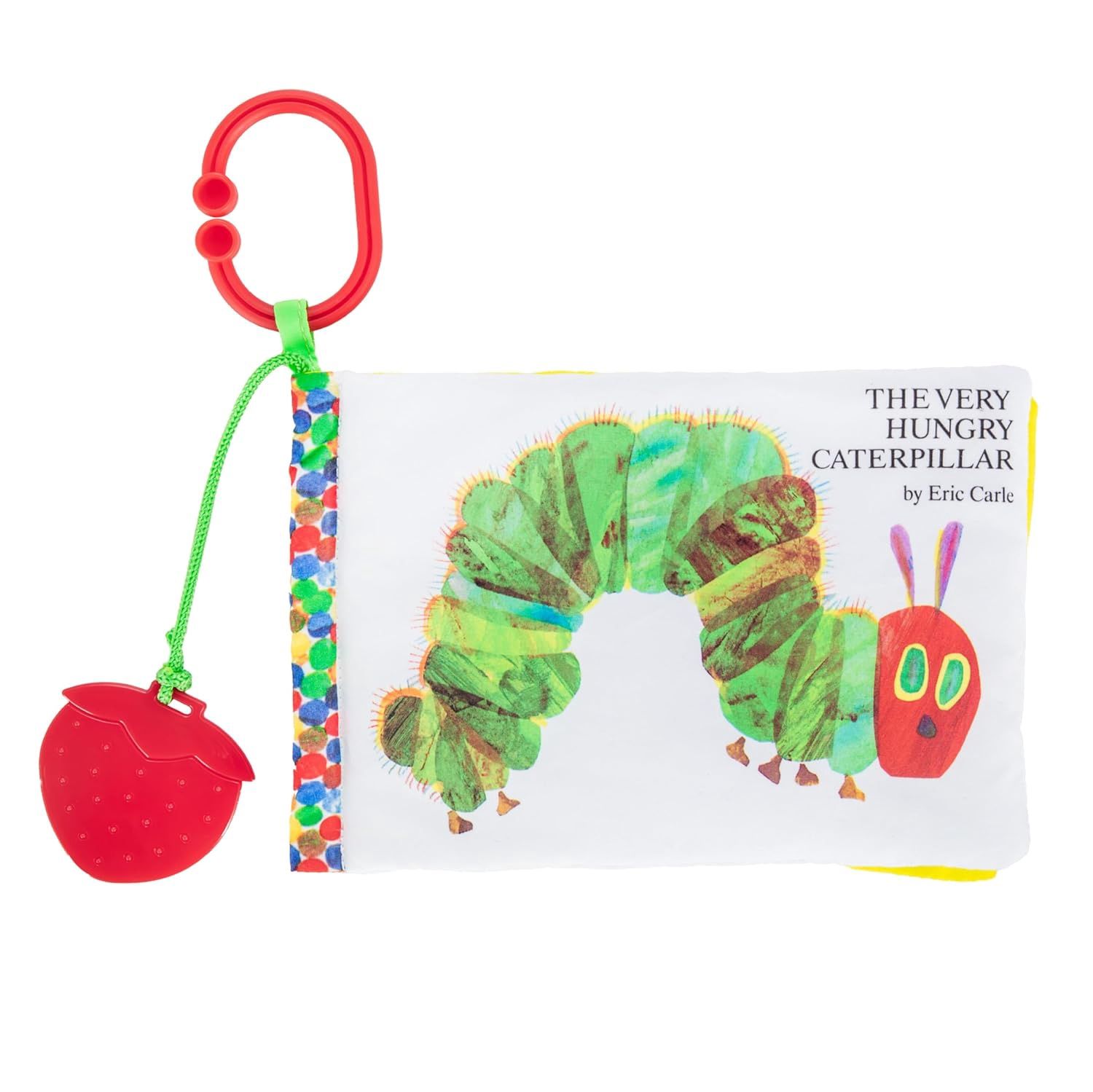 World of Eric Carle: The Very Hungry Caterpillar Soft Book with Strawberry Teether