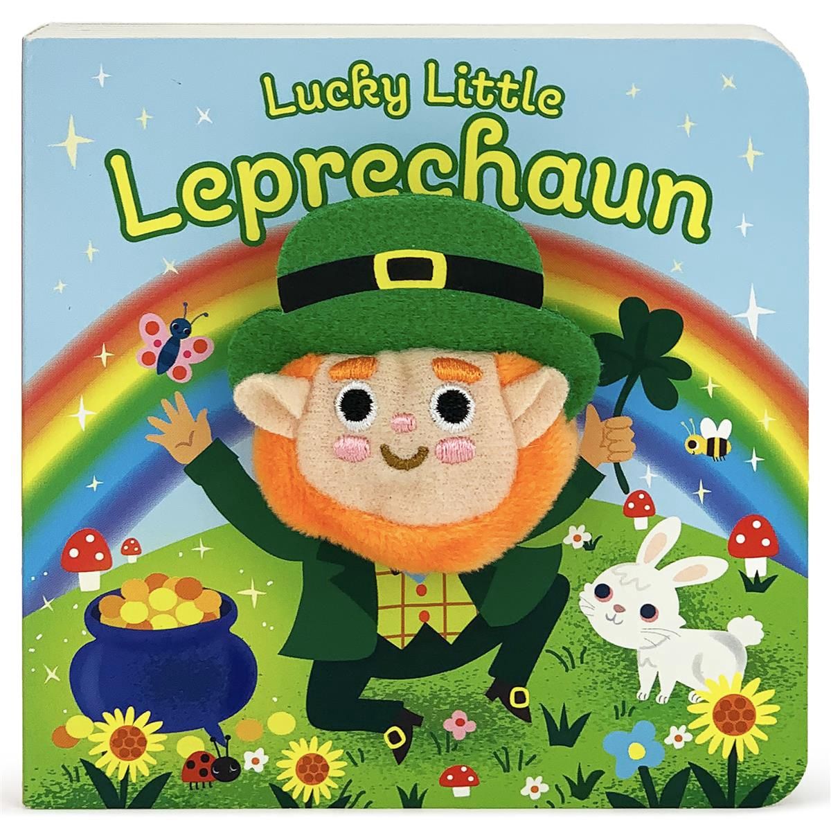 Happy Leprechaun Puppet Book by Brick Puffinton