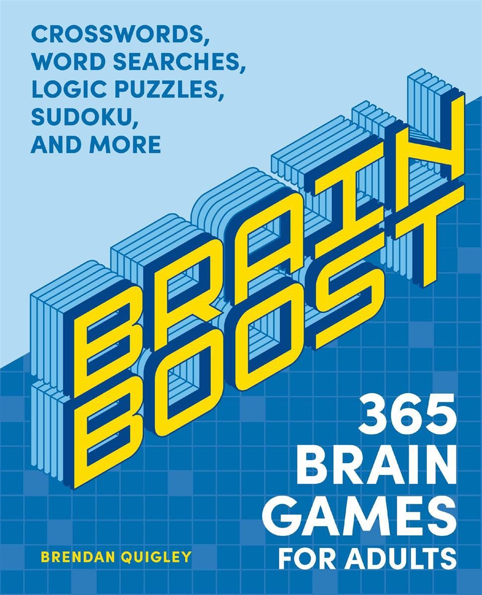 Brain Boost: 365 Brain Games for Adults by Brendan Quigley