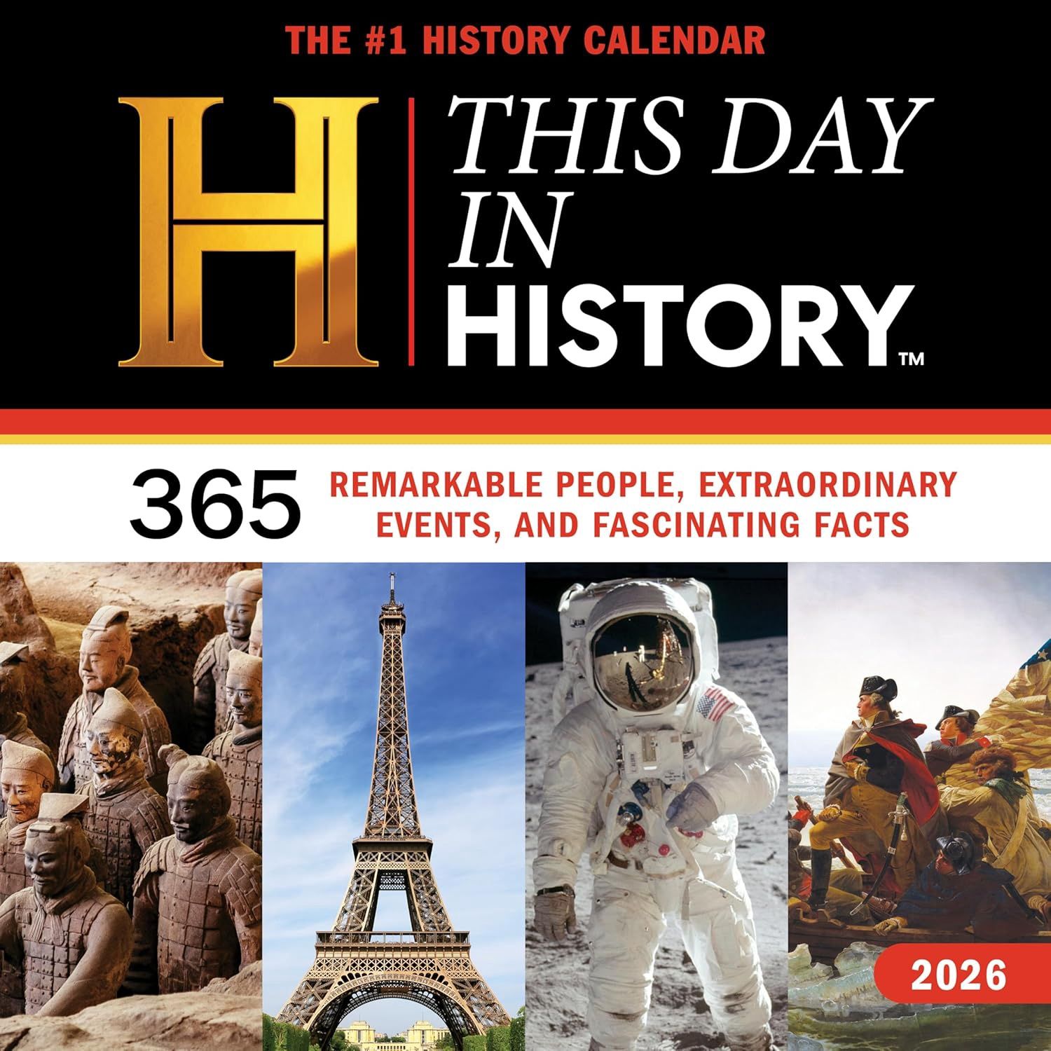 2026 History Channel This Day in History Wall Calendar