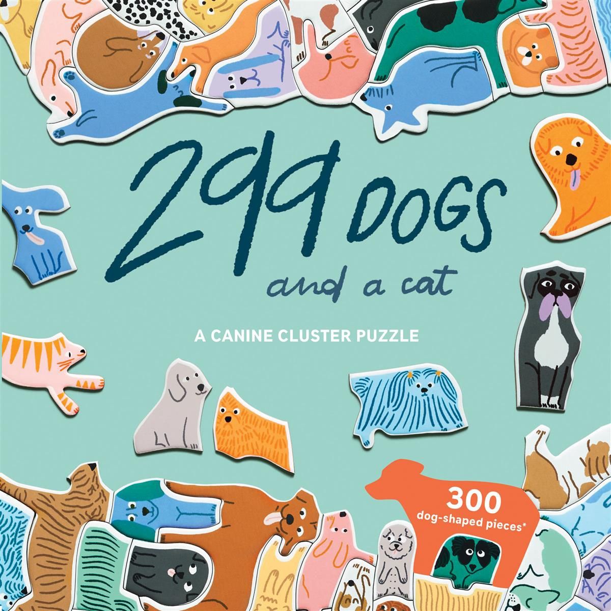 299 Dogs (and a cat) 300 Piece Puzzle