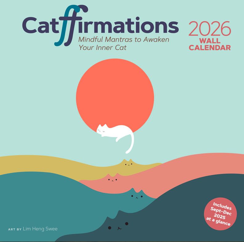 Catffirmations 2026 Wall Calendar by Lim Heng Swee