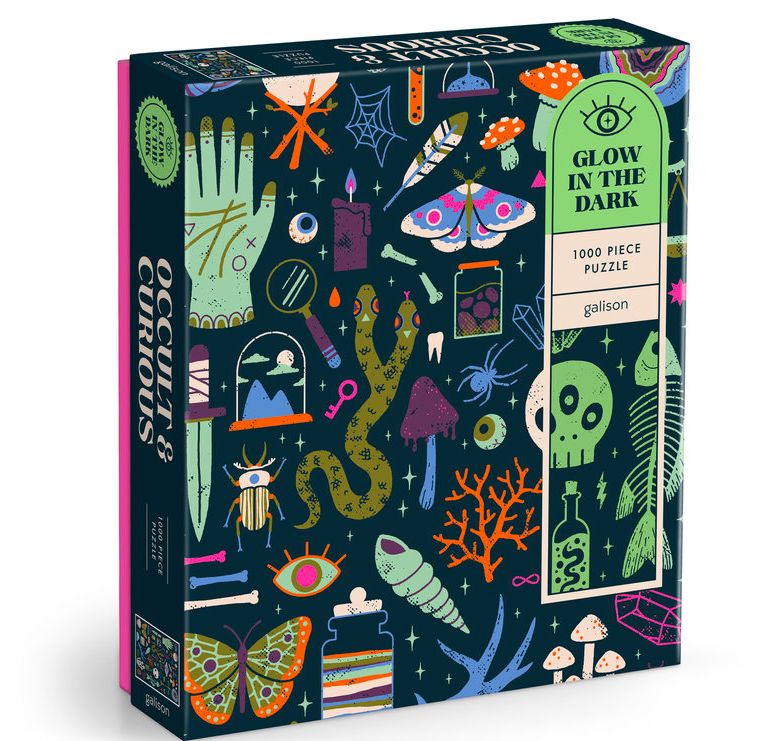 Occult and Curious 1000 Piece Glow in the Dark Puzzle