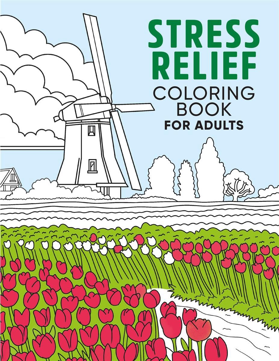 Stress Relief Coloring Book for Adults by Jenny Palmer