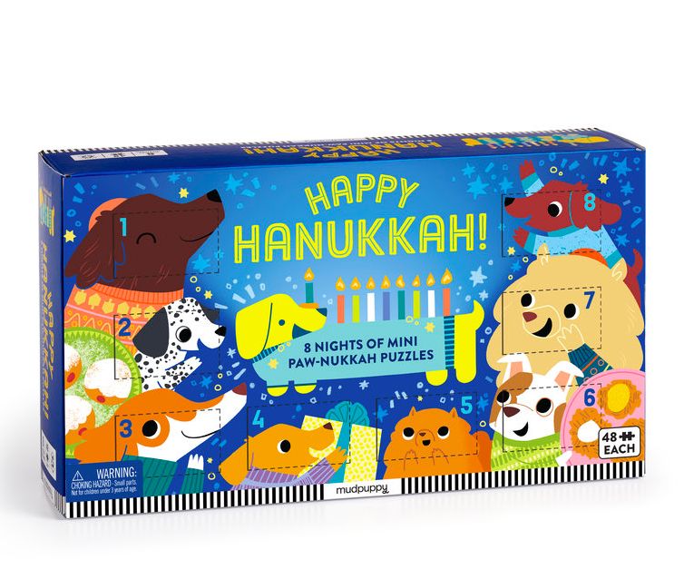 Happy Hanukkah! Countdown Puzzle Set