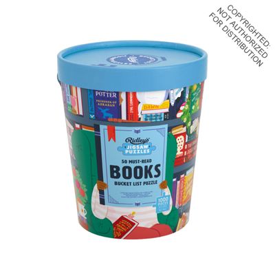 50 Must-Read Books of the World Bucket List 1000-Piece Puzzle