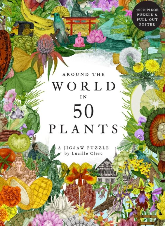Around the World in 50 Plants 1000 Piece Puzzle