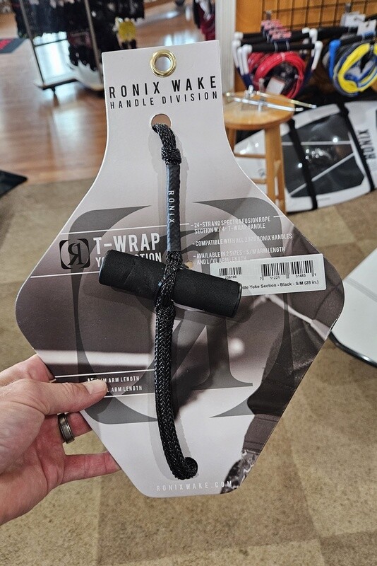 T-wrap Handle Yoke Section Black - S/m (28in)