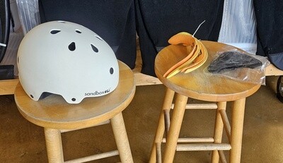 Sandbox White Large Helmet