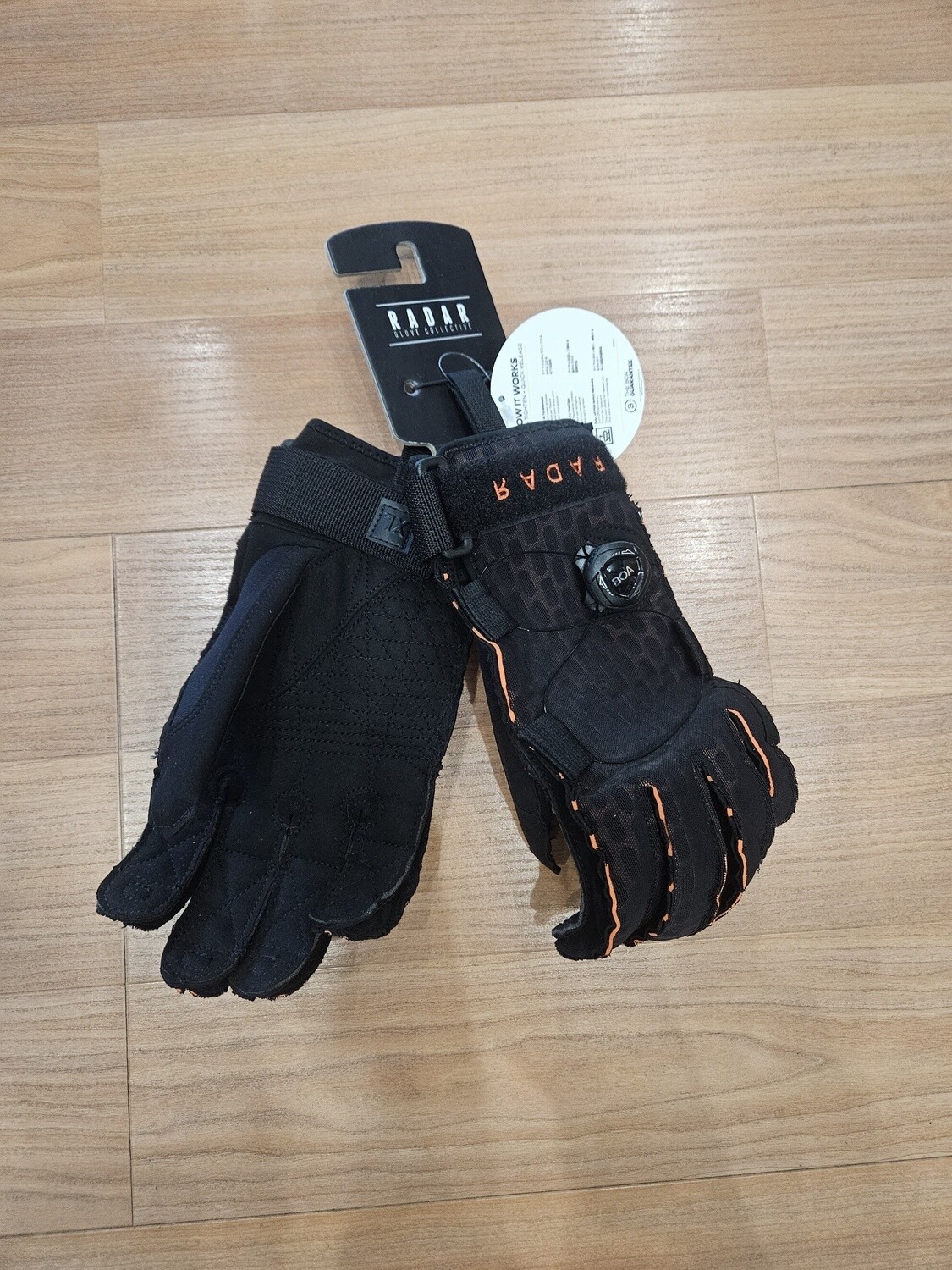 Radar Vapor A Boa Gloves Orange, Size: X-Large