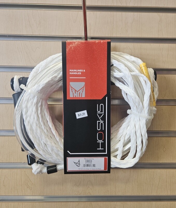 HO 12&quot; 75 ft Universal Deep V Slalom Rope w/Handle