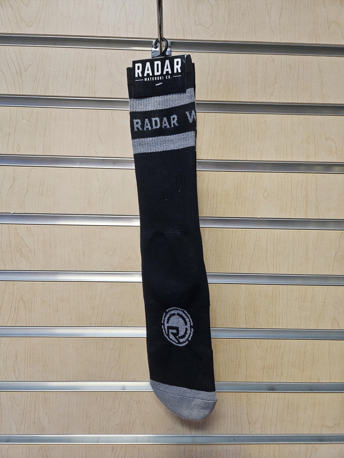 Radar Crew Socks, Color: Black/Grey