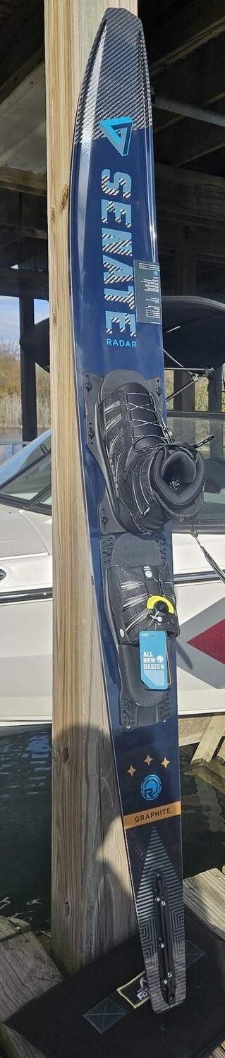 2023 69&quot; Radar Graphite Senate w/vector Boa std Boa and artp, Size: 69&quot; Ski w/ Stnd Binding