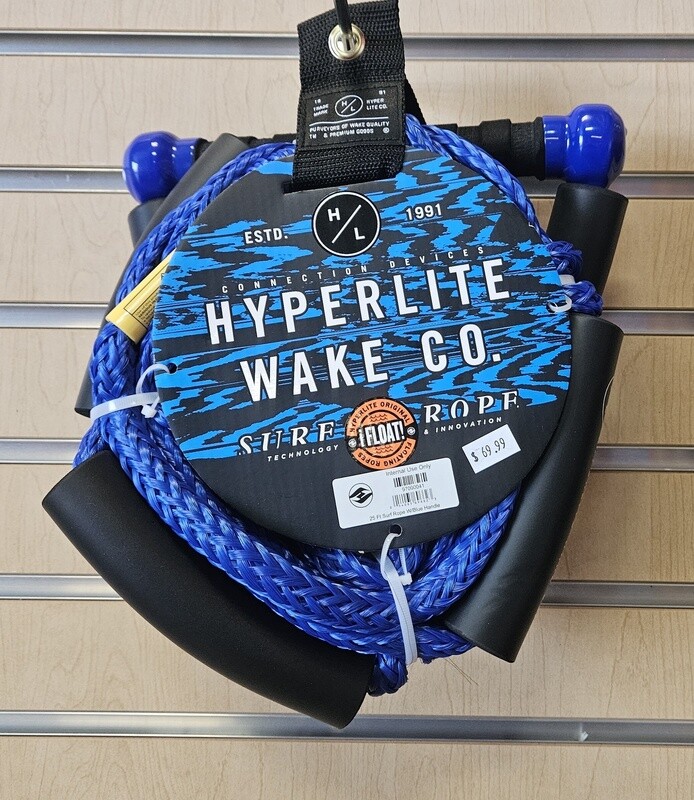 Hyperlite 25 ft Surf Rope w/Blue Handle