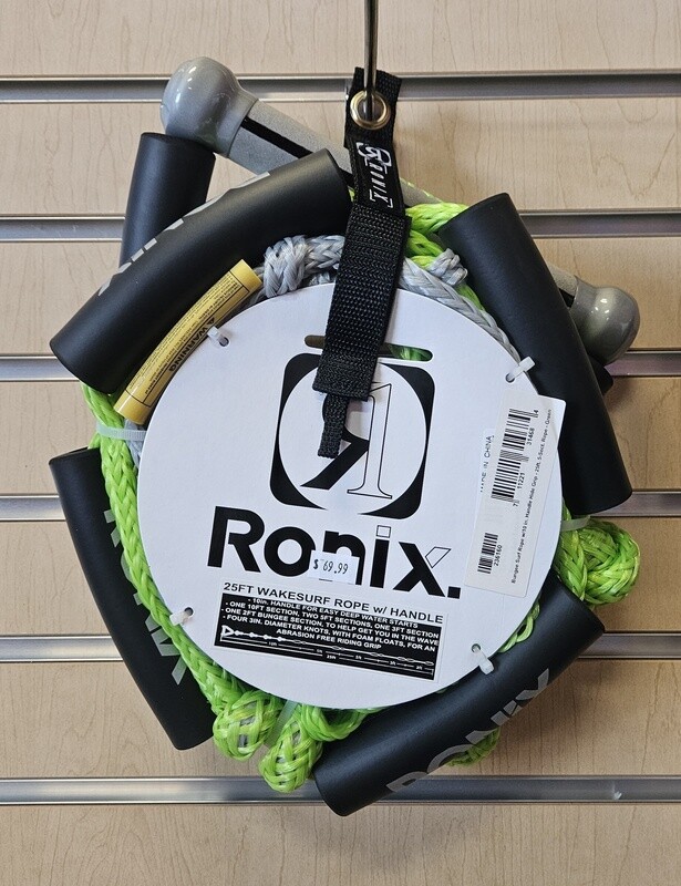Ronix Bungee Surf Rope Green
