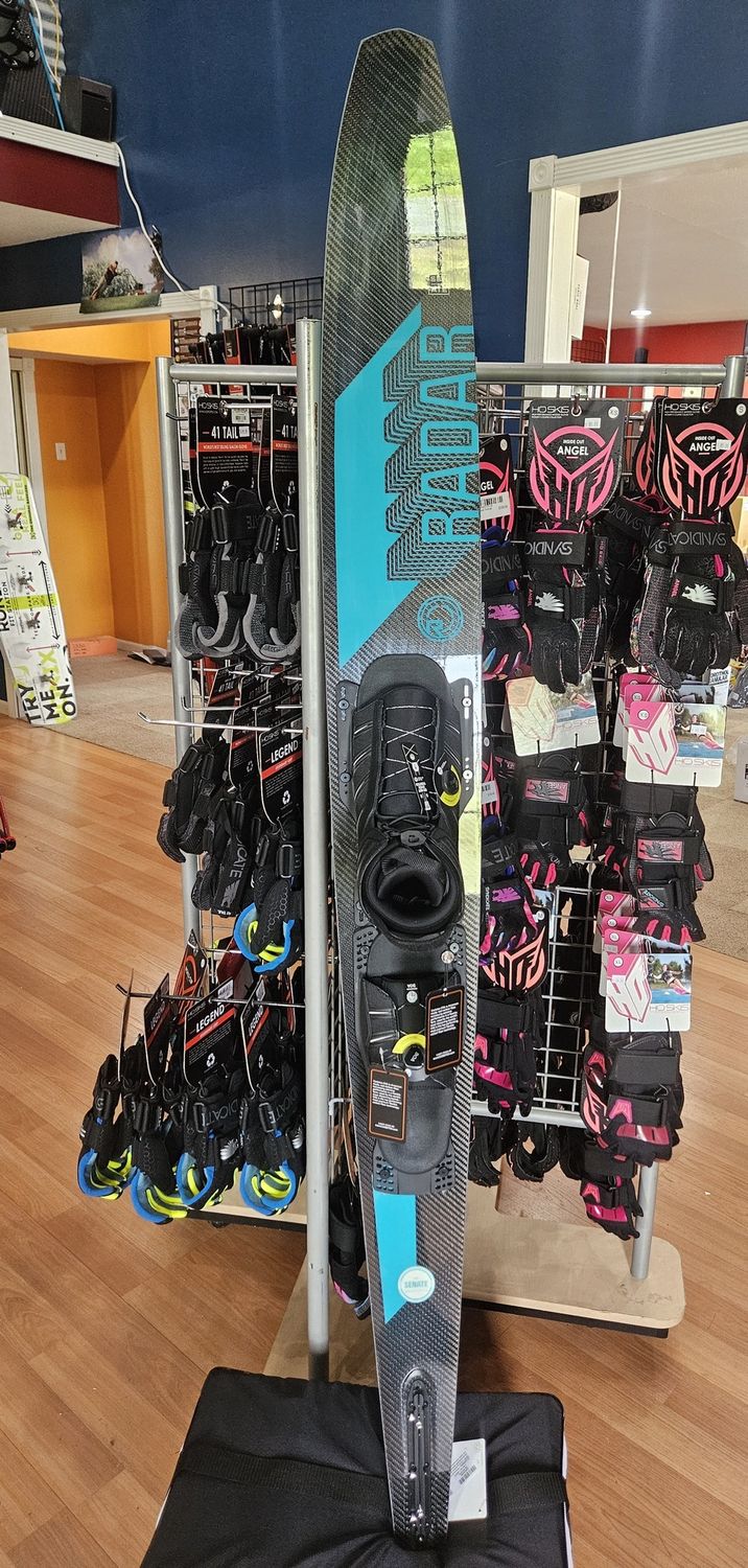 2024 Radar Graphite Senate Slalom Ski w/Vector Boa - XL &amp; Boa ARTP, Size: 71&quot;