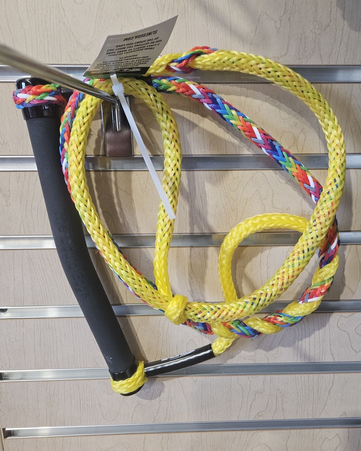 S-Line Slalom TLE Handle 12&quot; x 1.062&quot; Arc, Color: Yellow