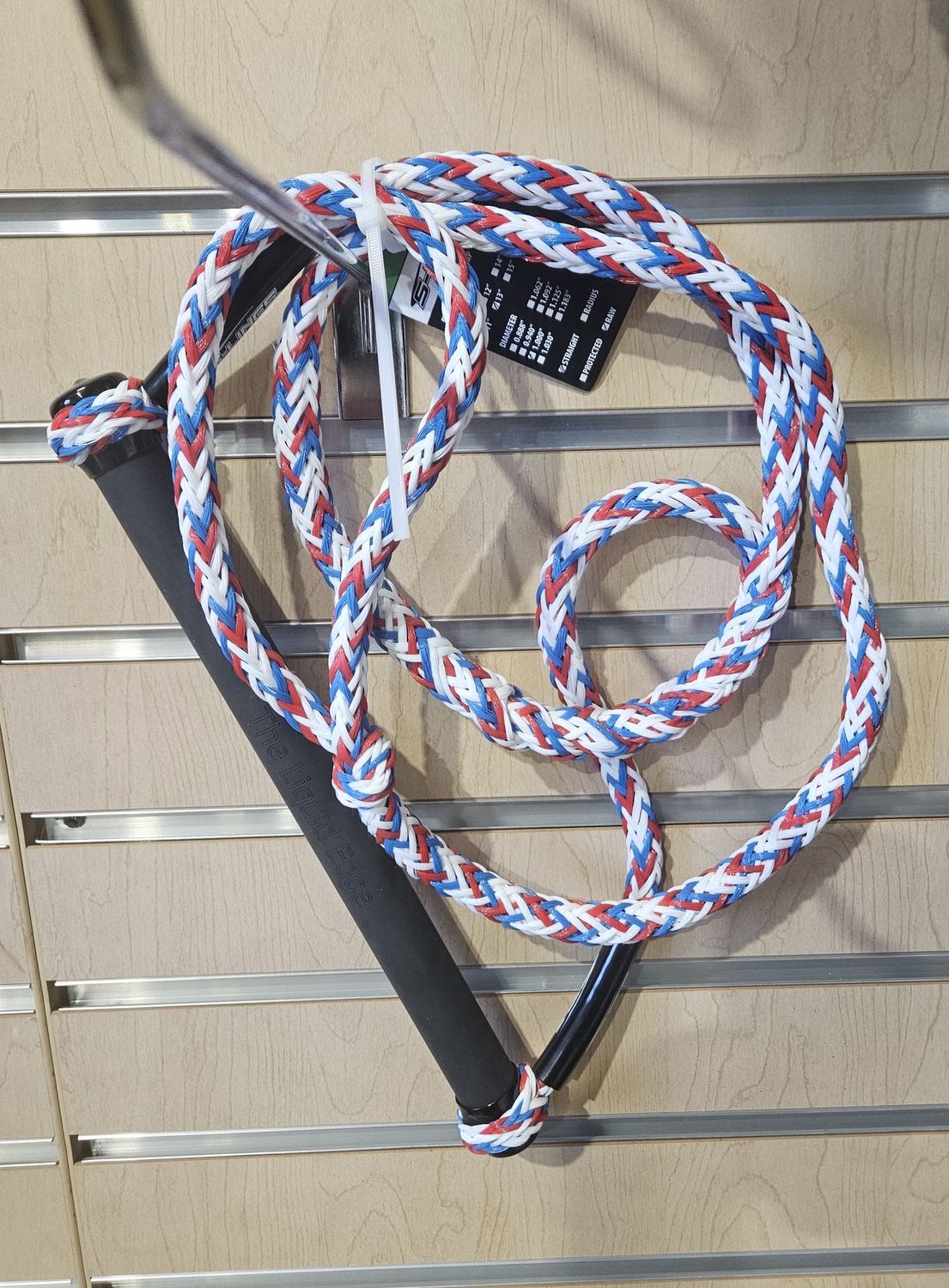 S-Line Slalom TLE Handle 13&quot; × 1&quot;, Color: Red/White/Blue