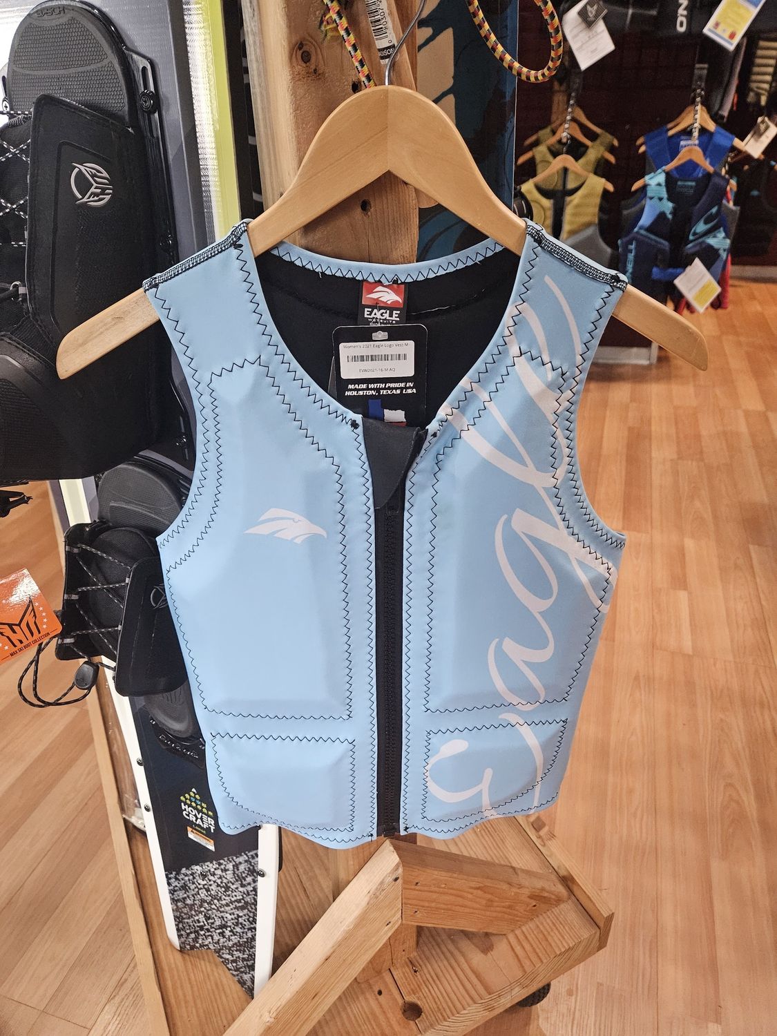 Eagle Women's Logo Vest Aqua, Size: X-Large