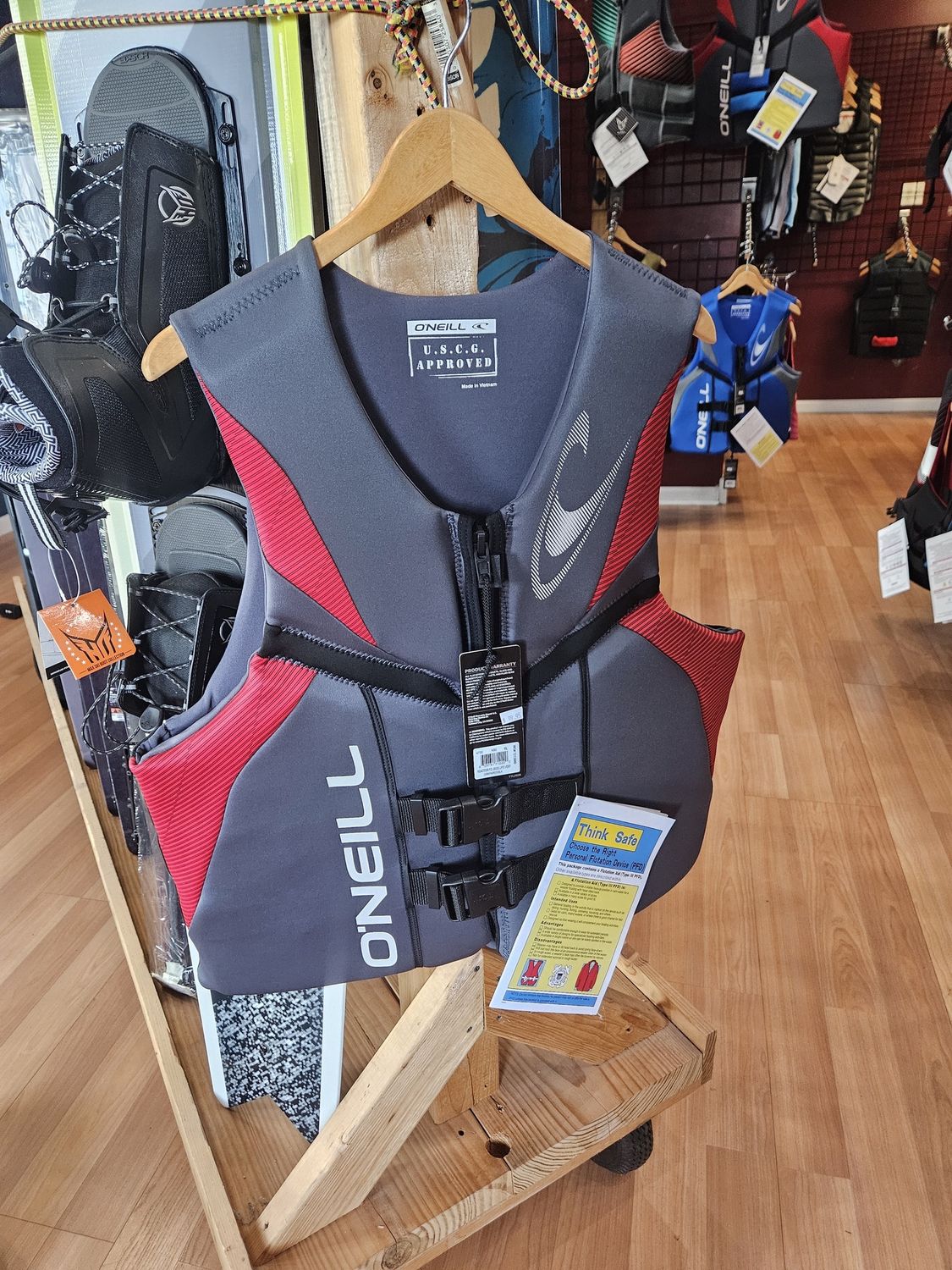 O'Neill Reactor USCG Life Vest, Size: X-Large