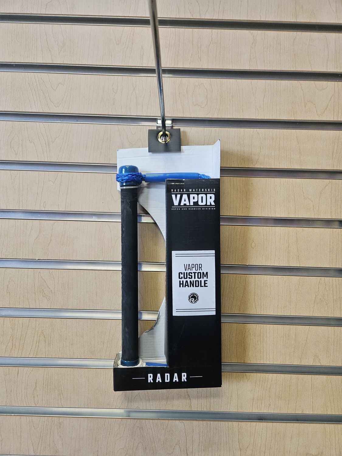 Radar Vapor Custom Handle 12" x .940", Color: Blue and White
