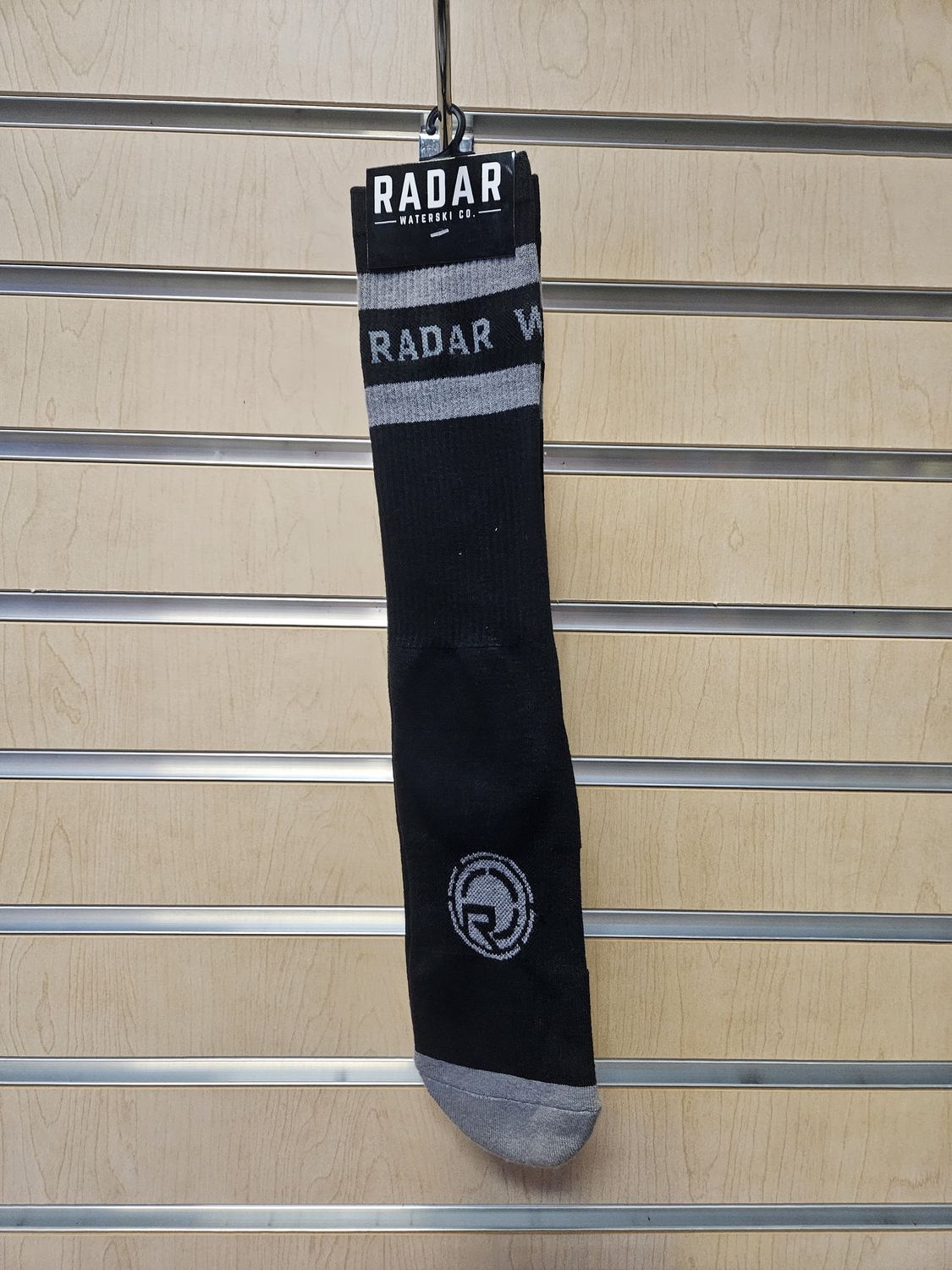 Radar Crew Socks, Color: Black/Grey