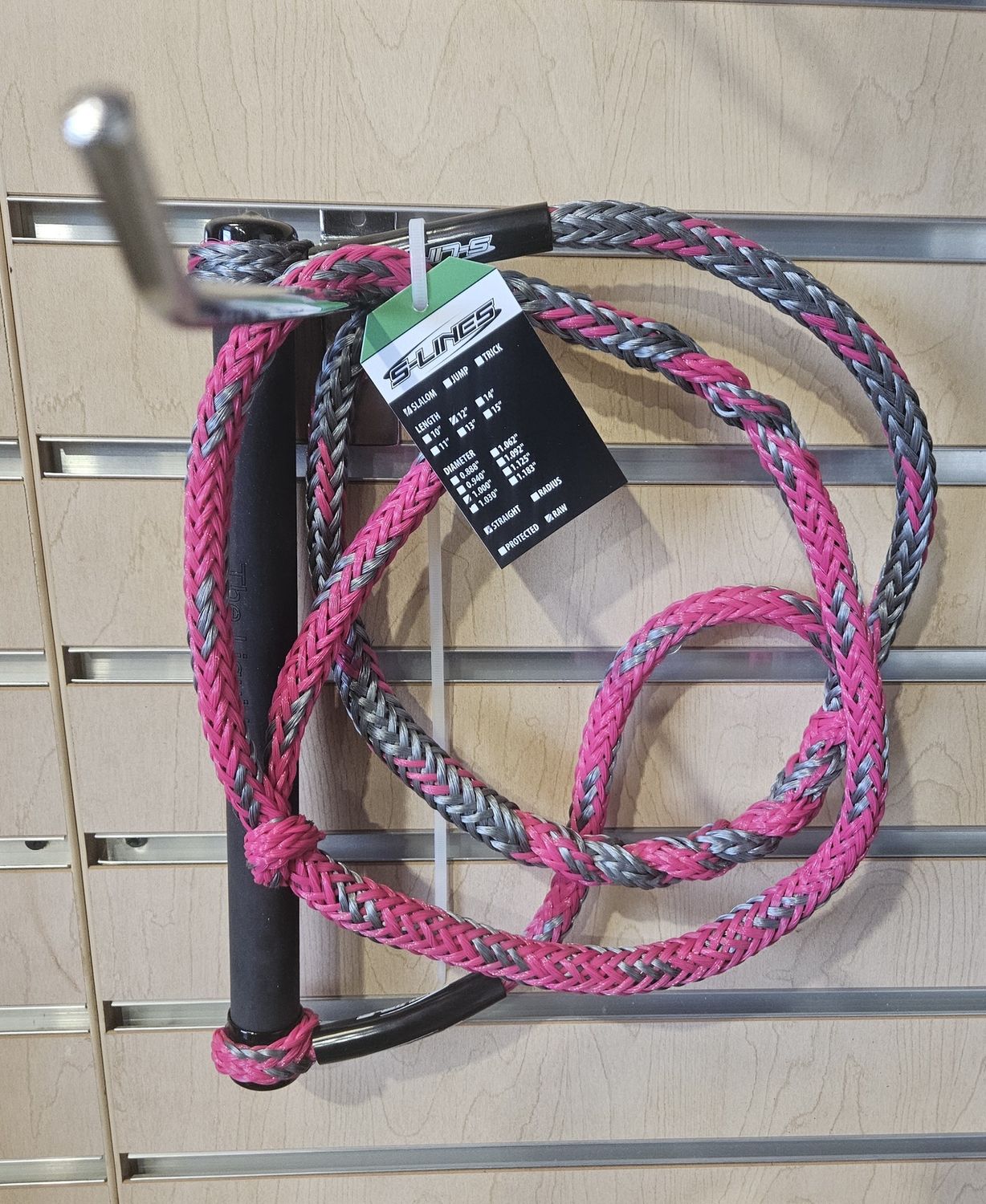 S-Line Slalom TLE Handle 12" x 1", Color: Pink