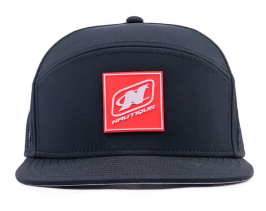 Melin Trenches Cap - Black (Red Patch)