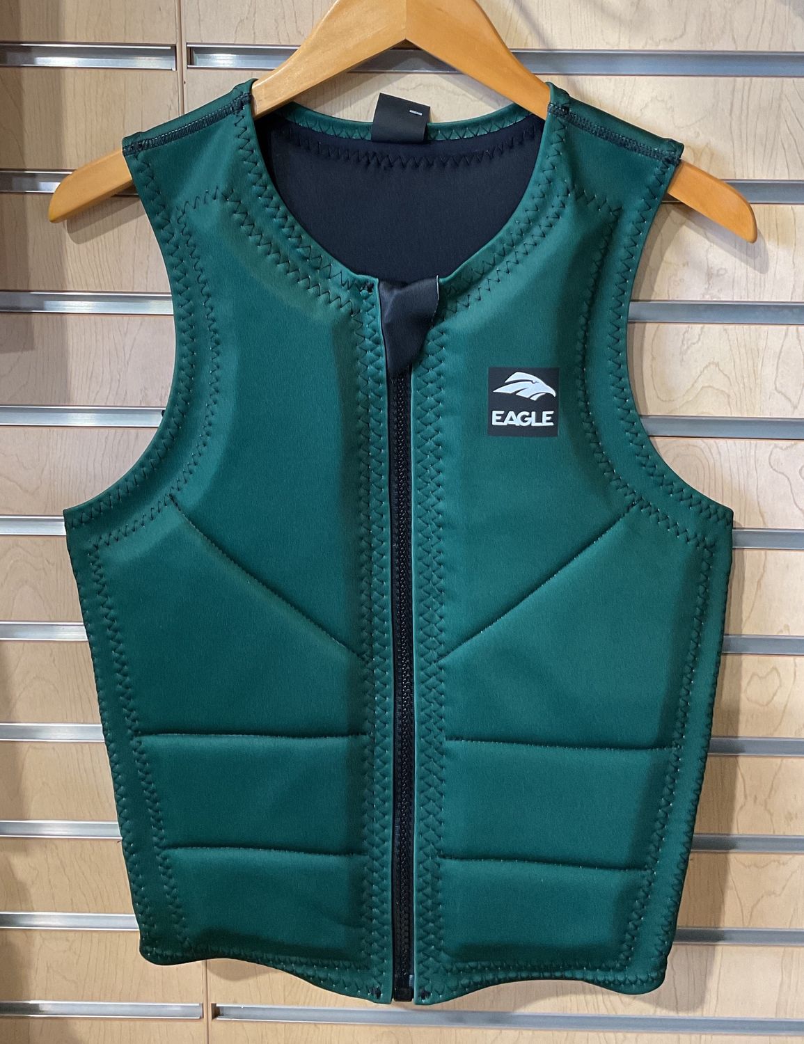 Men’s Solid Impact Vest- Green, Size: M