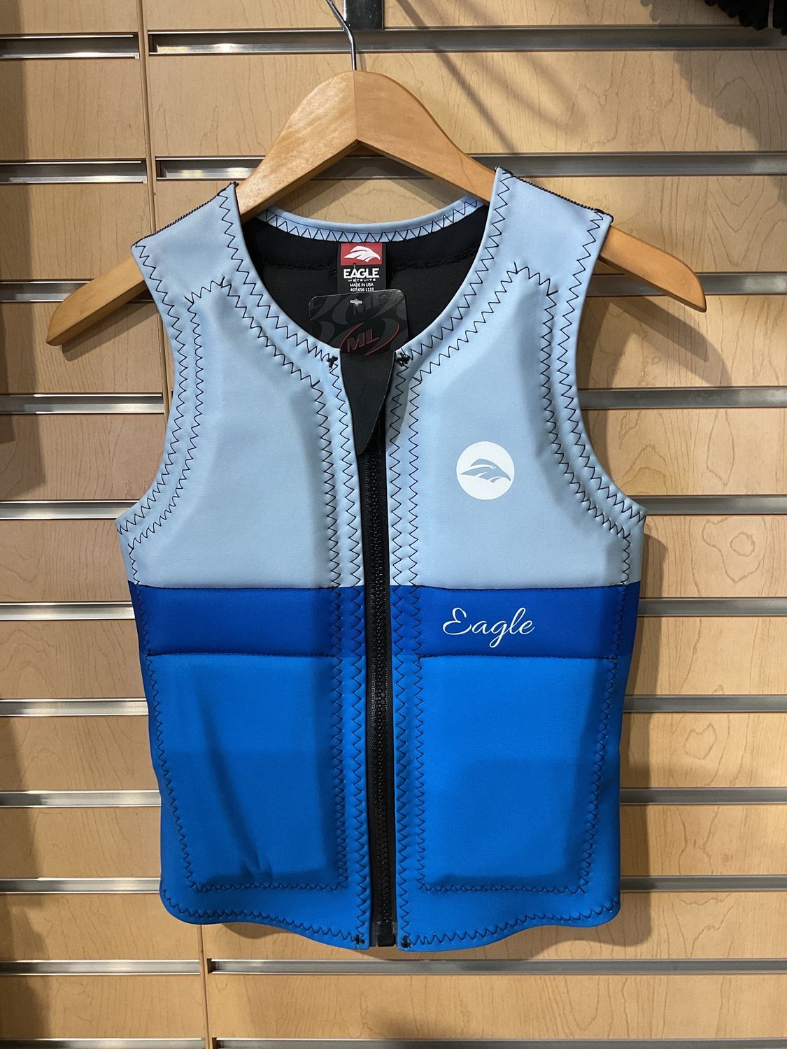 Eagle Women’s Tri Color Impact Vest- Blue, Size: S