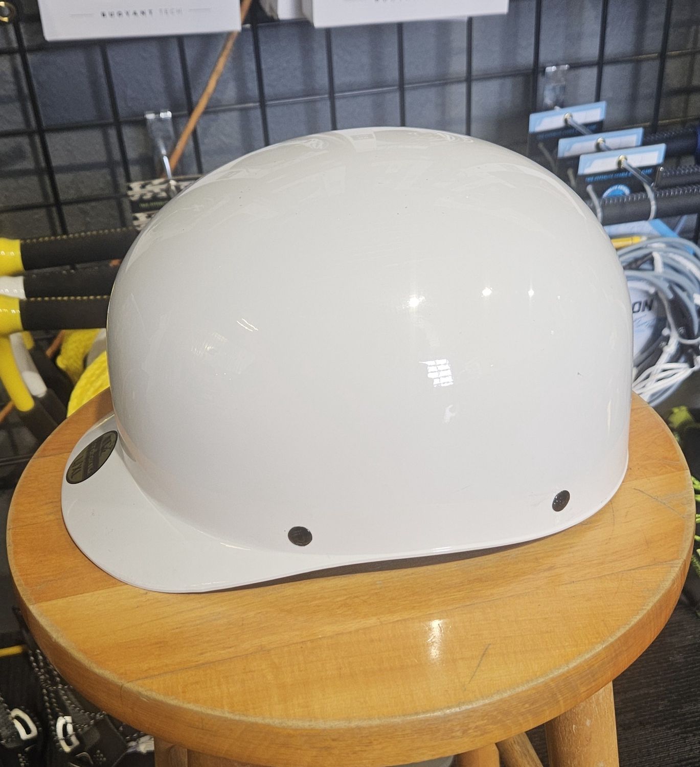 Sandbox ball cap Helmet gloss white