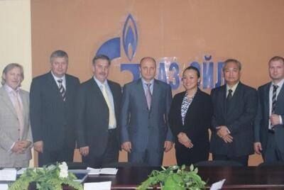 GAZPROM DEPUTY CHAIRMAN OLEG AKSYUTIN KALININGRAD, RUSSIA