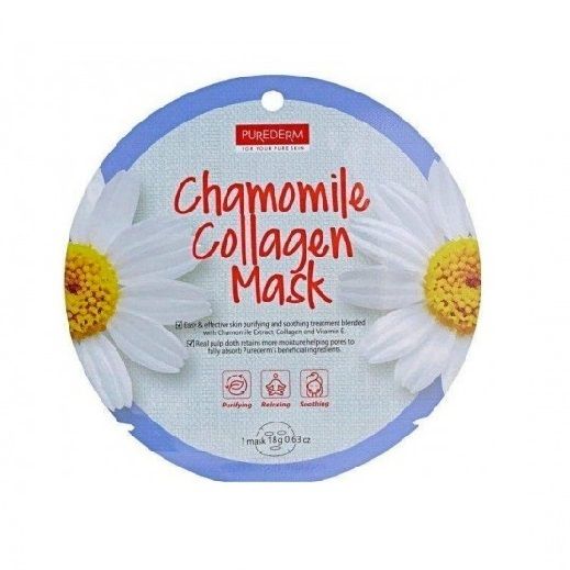 Purederm Chamomile Collagen Mask 1 Sheet