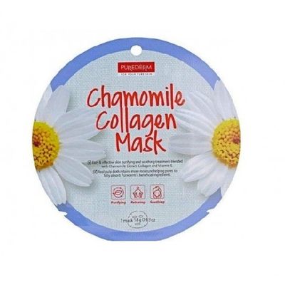 Purederm Chamomile Collagen Mask 1 Sheet
