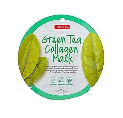 Purederm Green Tea Collagen Mask-B