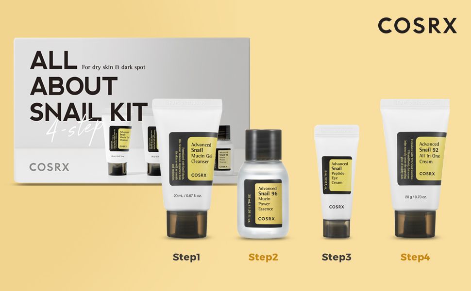 COSRX ALL ABOUT SNAIL KIT 4-step