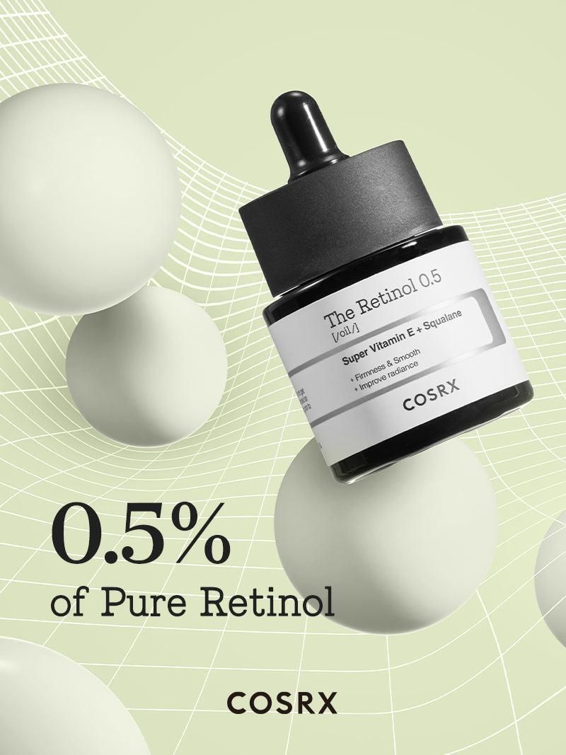 COSRX The Retinol 0.5 Oil Super Vitamin E+ Squalane