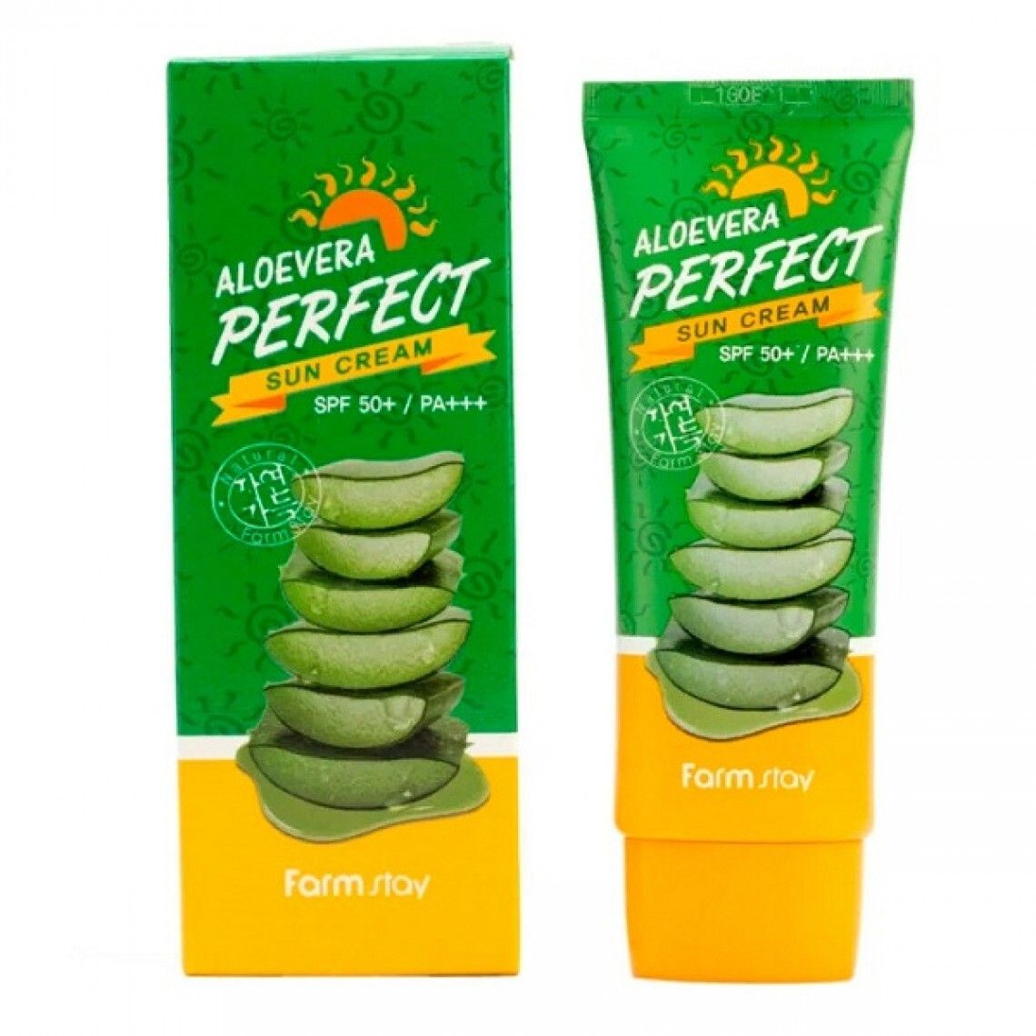 FARMSTAY ALOEVERA PERFECT SUN CREAM SPF 50+