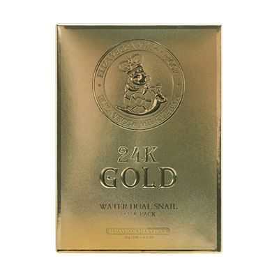 Milky Piggy 24K Gold Water Dual Snail Mask Pack 1 Box 10 Sheets