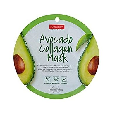 Purederm Avocado Collagen Mask 1Sheet