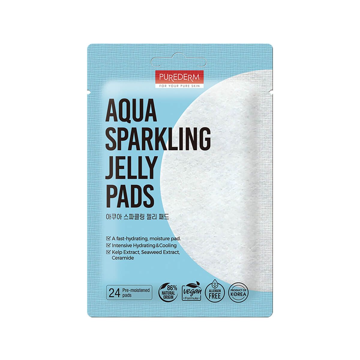 Purederm Aqua Sparkling Jelly Pads