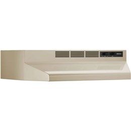 30" Range Hood, Style: Almond