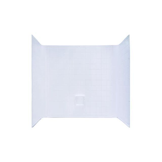 27x54 1 Pc. ABS Tub Surroud, Color: White
