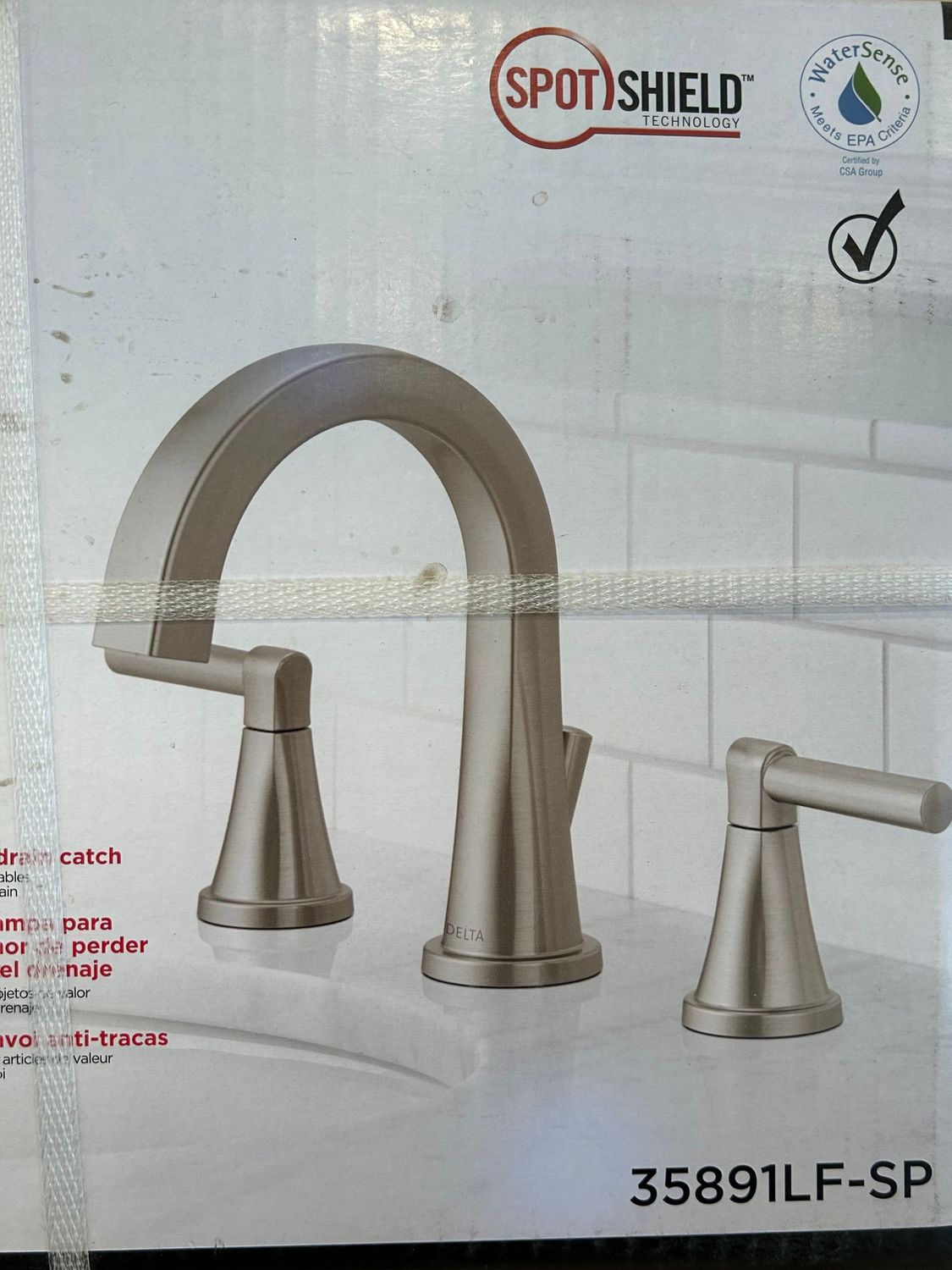 Delta Becker Two Handle Widespread Bathroom Faucet