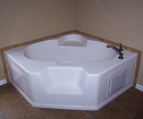 54x54 Tall Corner Garden Tub