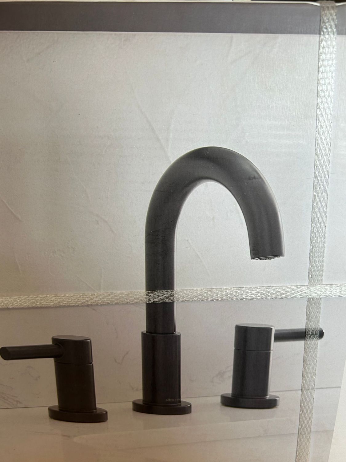 Allen & Roth Bath Faucet Matte Black